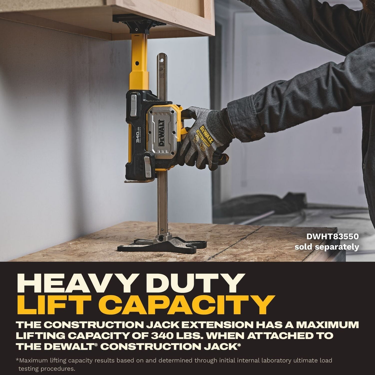 DeWALT DWHT83554 ToughSeries Construction Jack Extension