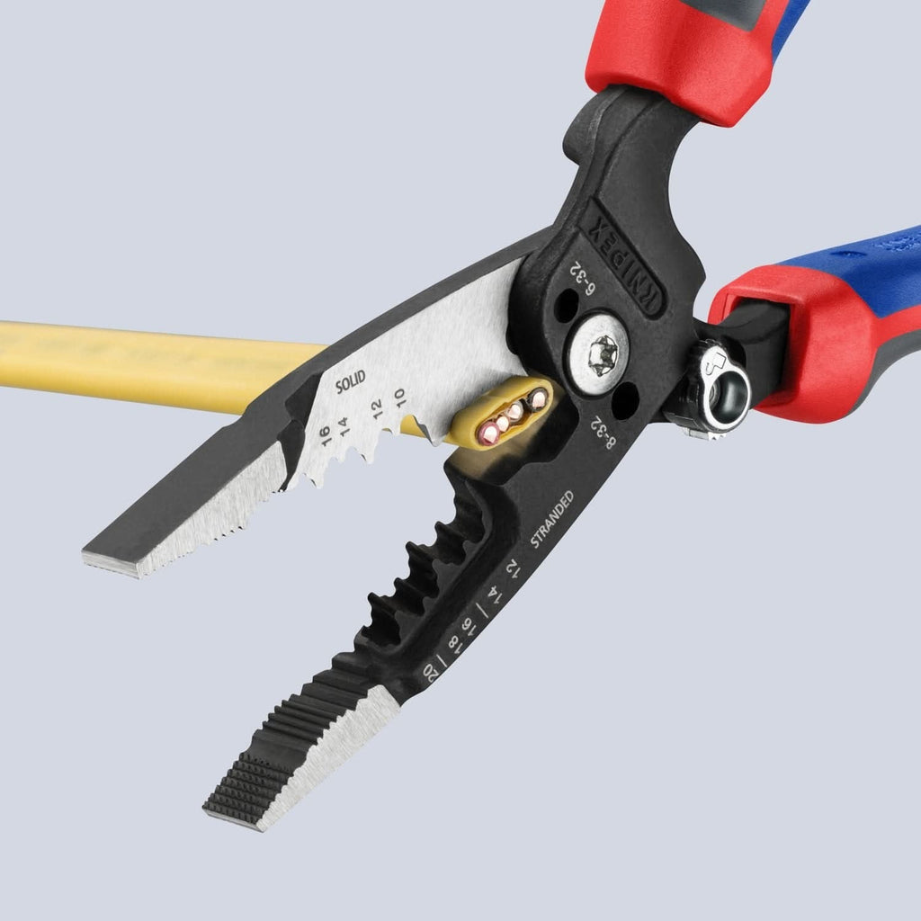 Knipex 13 72 8 Forged 8-in. 10-20 AWG Wire Stripper and Cutter