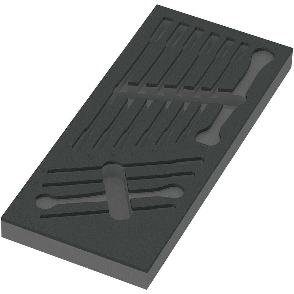 Wera 9830 Foam Insert 6000 Joker Set 1, Empty, 172x30x392-mm.