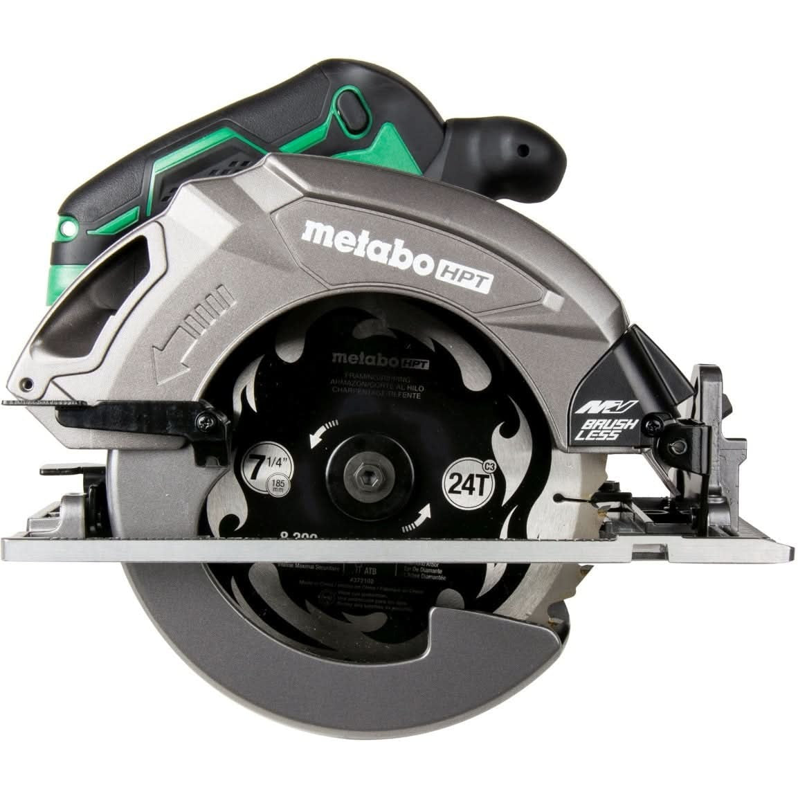Metabo HPT C3607DAQ4M 36V MultiVolt Brushless 7-1/4-in Circular Saw, Tool Only