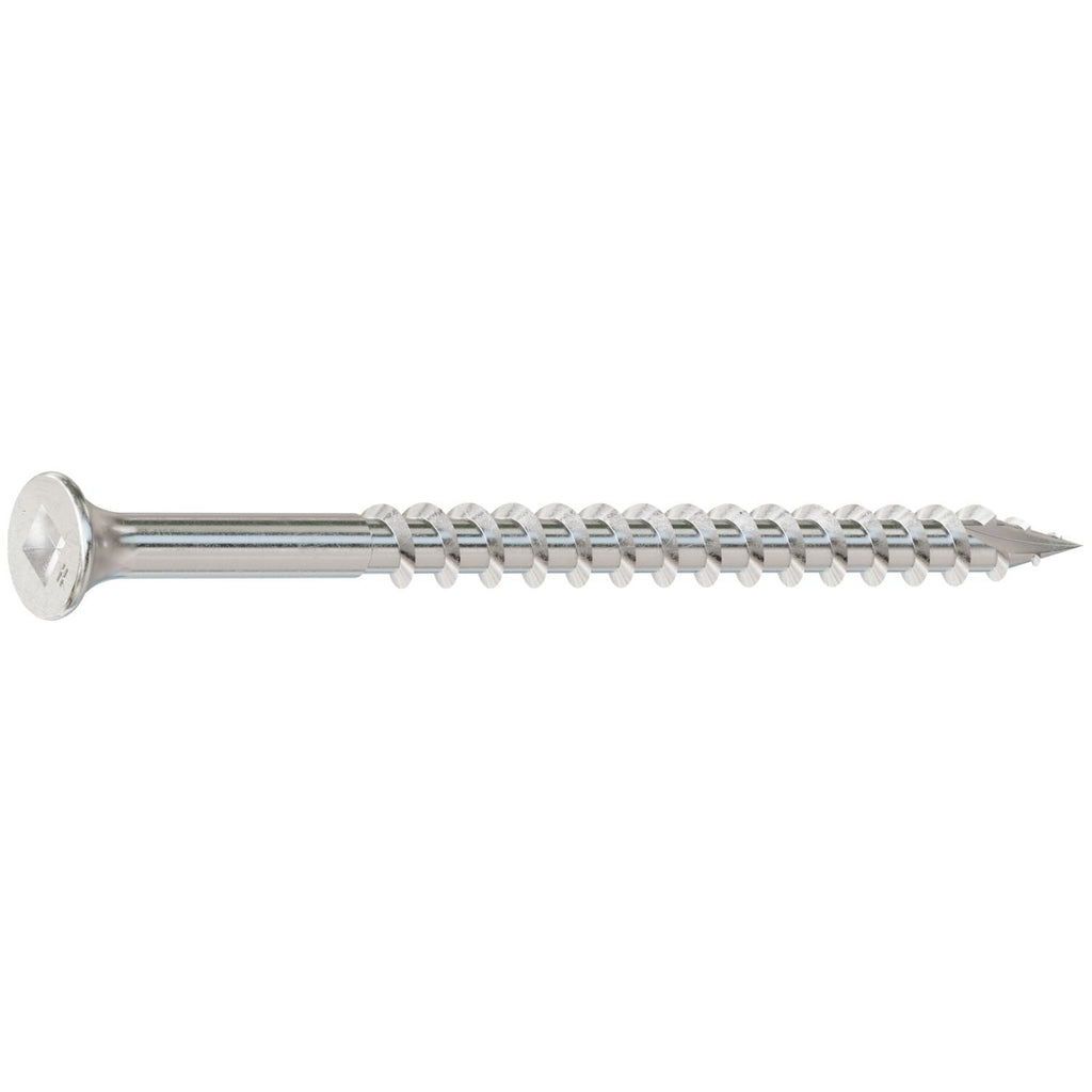 Simpson Strong-Tie SS3DSC3BS316 Bugle-Head Wood Screw (Collated), #10 x 3-in. #3 Square Drive, Type 316, 1000-Pack