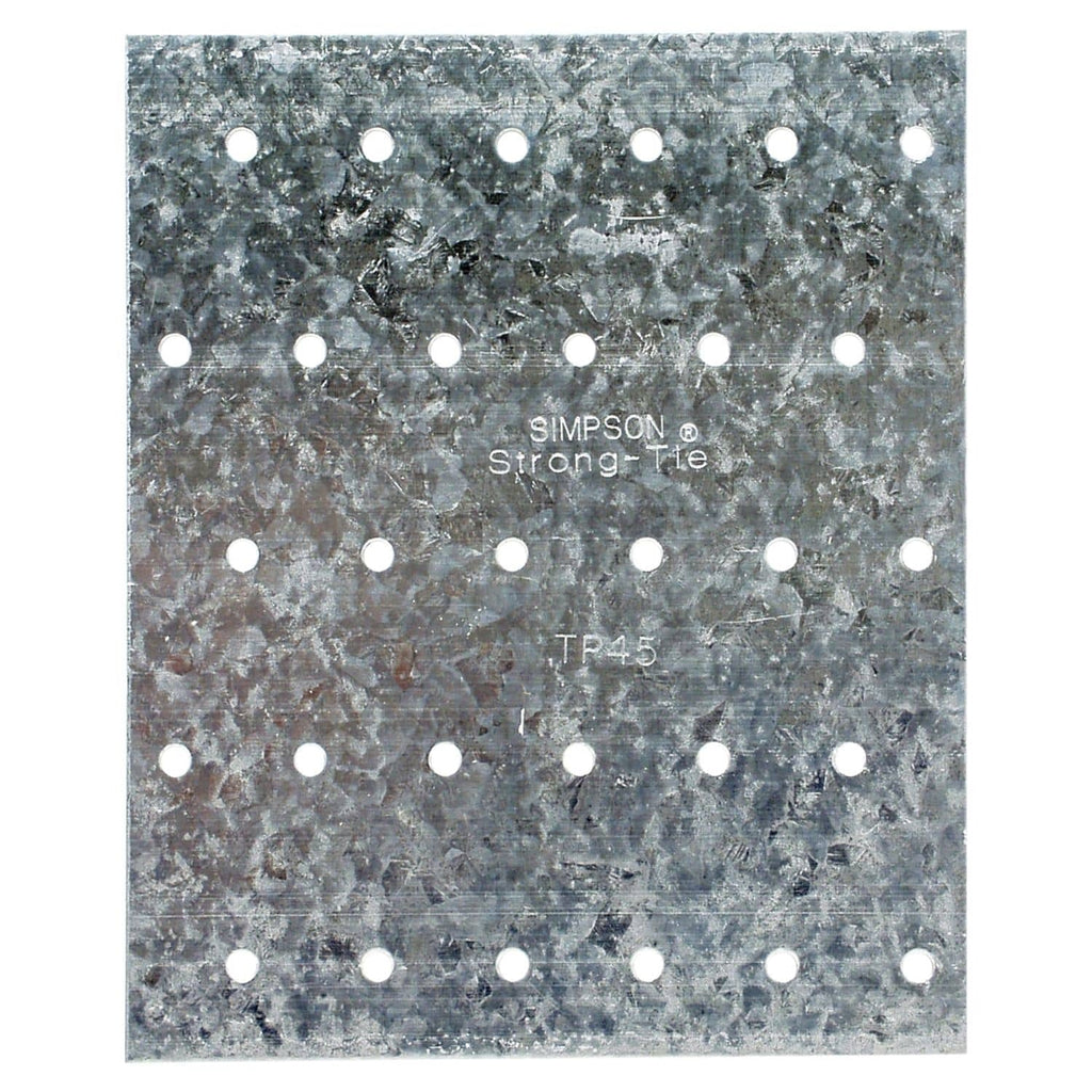 Simpson Strong-Tie TP45 TP 4-1/8-in. x 5-in. 20-Gauge Galvanized Tie Plate