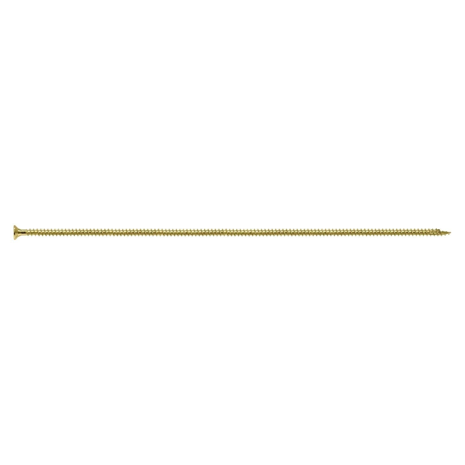 Simpson Strong-Tie SDCF272358 Strong-Drive SDCF TIMBER-CF Screw, 0.390-in. x 23-5/8-in. T50, Yellow Zinc, 100-Pack