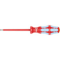 Wera 3160 I VDE Insulated Screwdriver For Slotted Screws, Stainless, 0.8x4x100-mm.