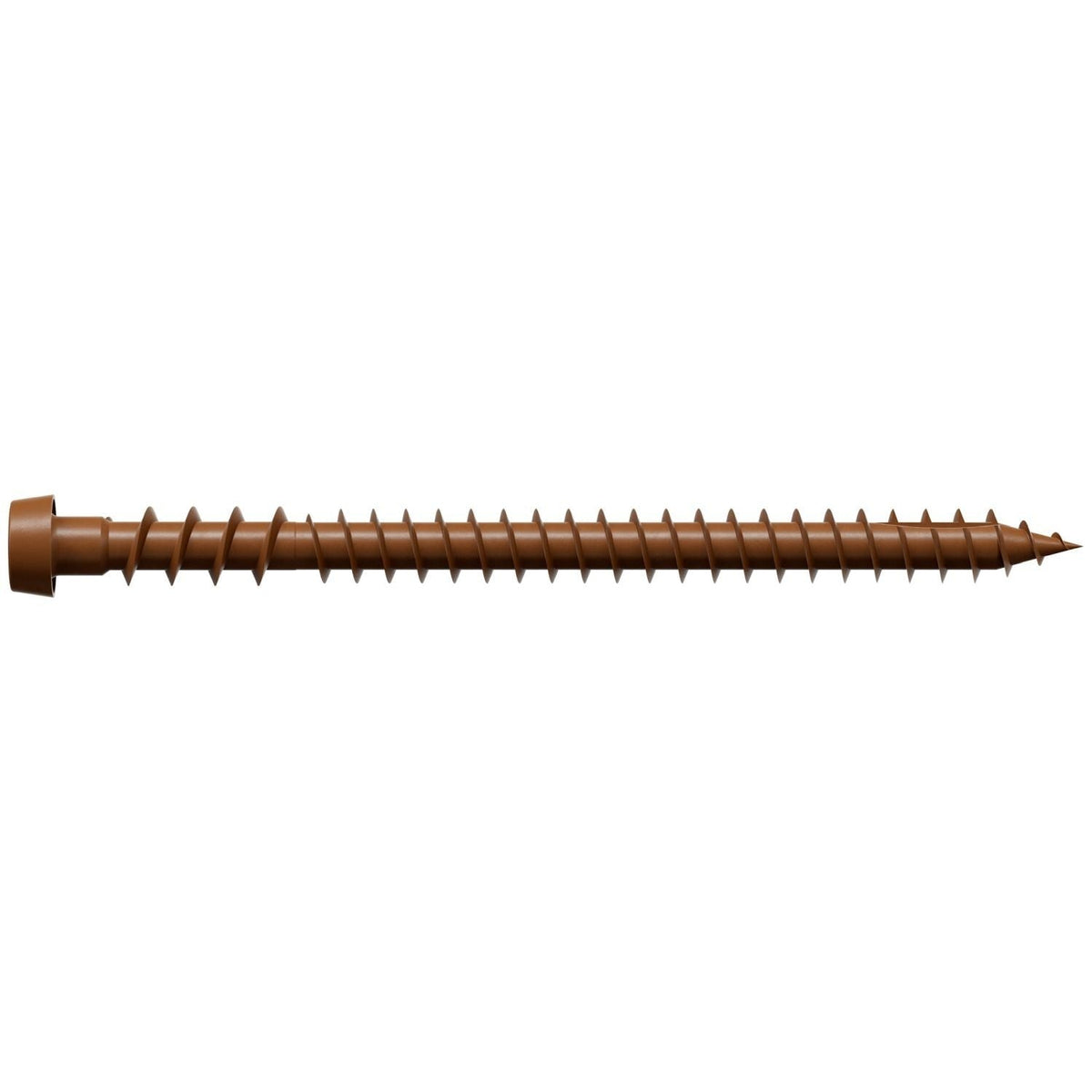 Simpson Strong-Tie DCU234RDMB Deck-Drive DCU COMPOSITE Screw, #10 x 2-3/4-in. T20, Quik Guard, Red, 1750-Pack