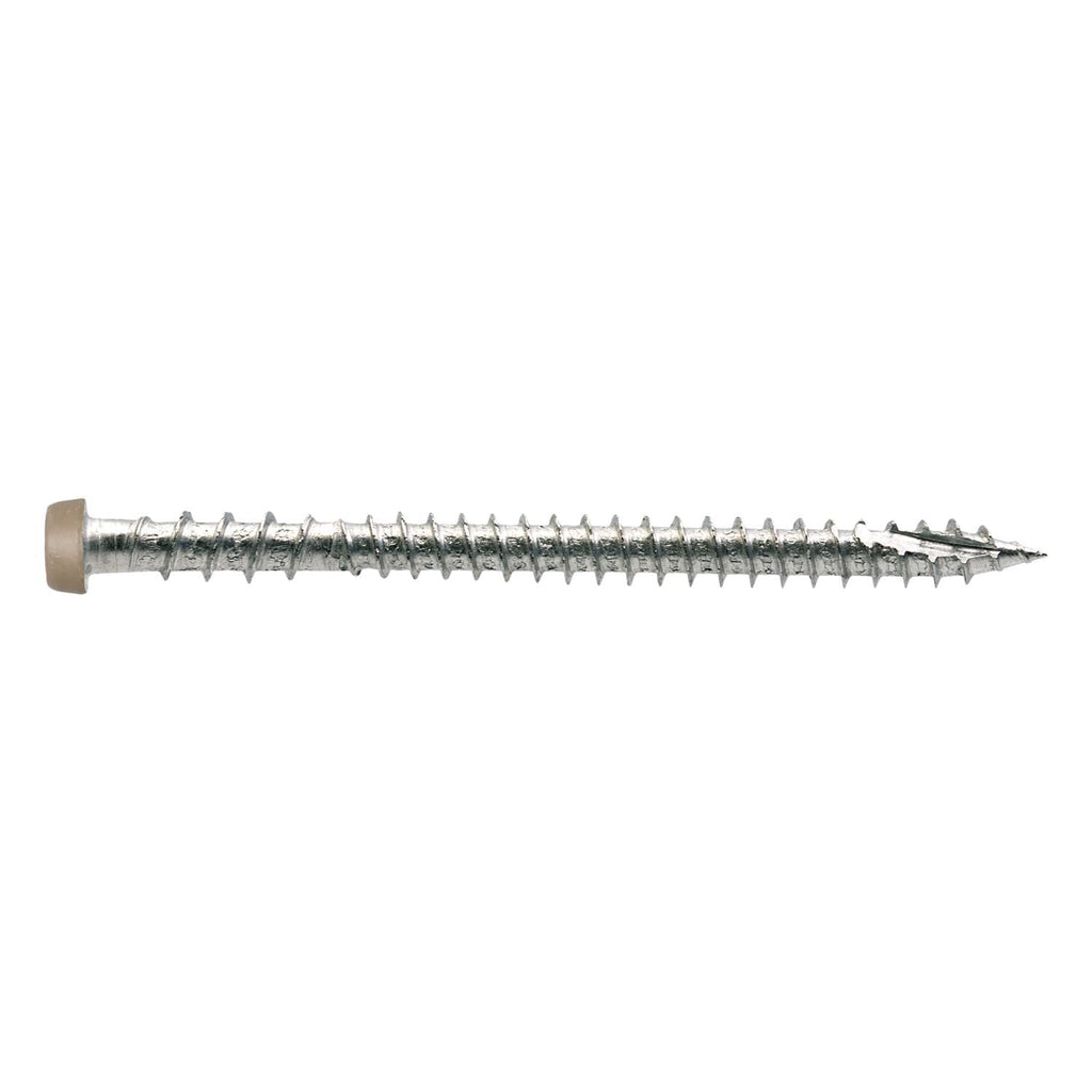Simpson Strong-Tie DCU234TNR350 Deck-Drive DCU COMPOSITE Screw, #10 x 2-3/4-in. T20, Quik Guard, Tan, 350-Pack