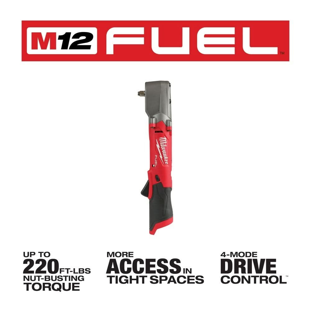 Milwaukee 2564-20 M12 FUEL 3/8" Right Angle Impact Wrench, Tool Only