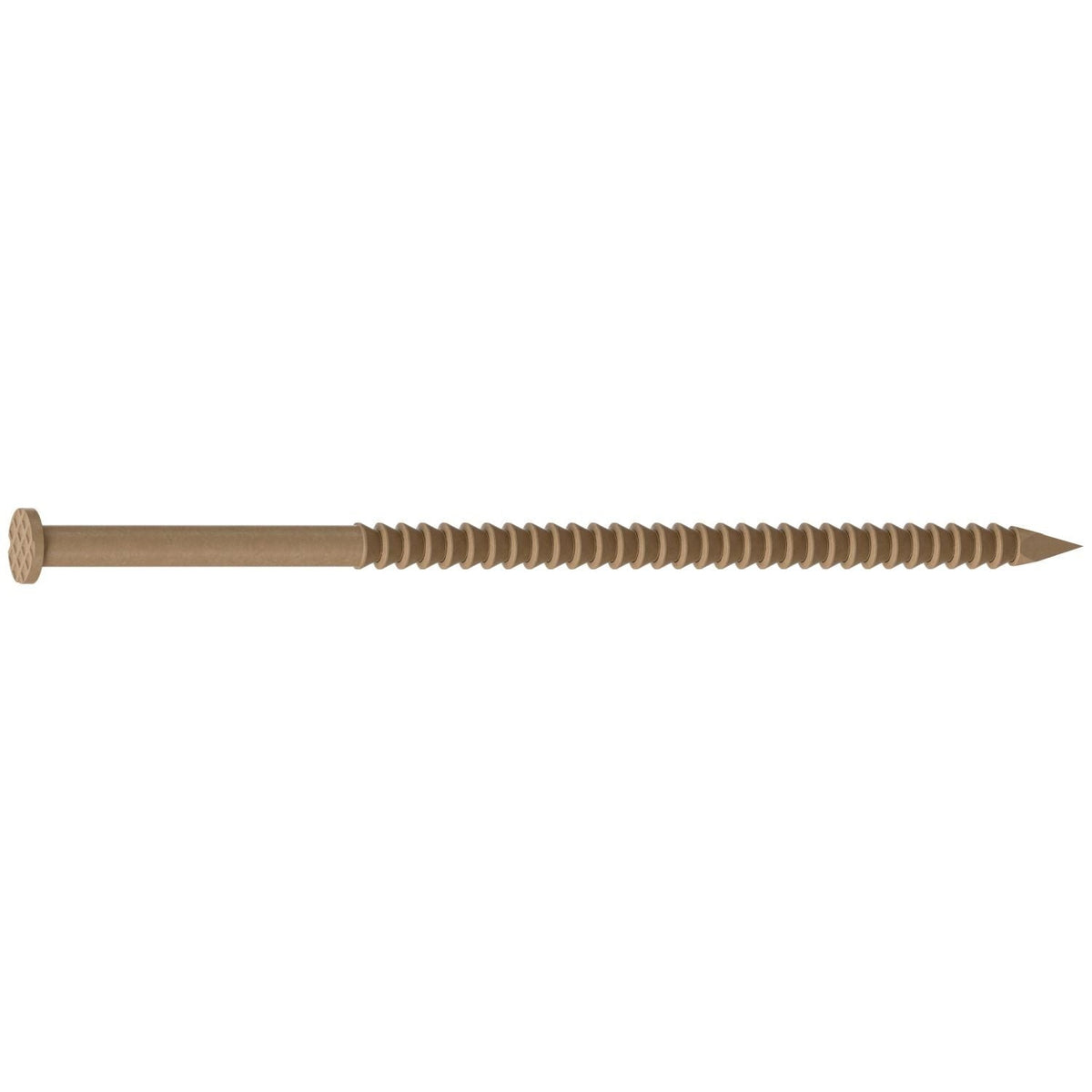 Simpson Strong-Tie S8SNDT5 Painted Siding Nail, 2-1/2-in. x .092-in. Type 304 Stainless Steel, Tan, 5-lb.