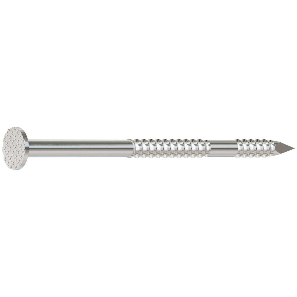 Simpson Strong-Tie S12A200PNB 15° Wire Coil, Full Round Head, Ring-Shank Decking/Framing Nail, 2-in. x .099-in. Type 304, 3600-Pack