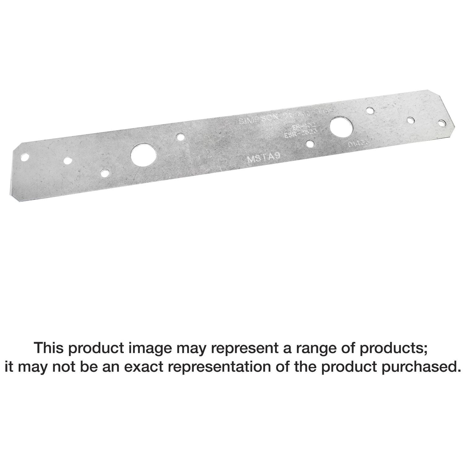 Simpson Strong-Tie MSTA9 MSTA 9-in. 18-Gauge Galvanized Medium Strap Tie