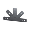 Simpson Strong-Tie Outdoor Accents Avant Collection 12:12 Pitch, Black Powder-Coated Gable Plate for 4x (APVGP1212-4)