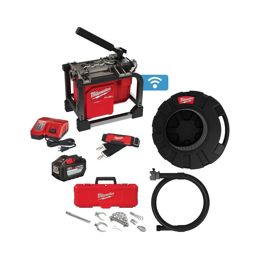 Milwaukee 2818A-21 M18 FUEL Sectional Machine 7/8-Inch 12.0Ah Kit