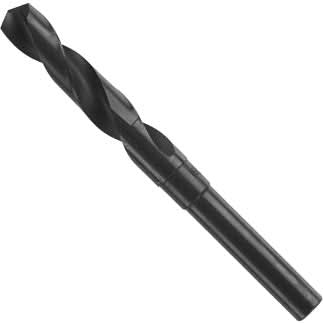 Bosch BL2166 39/64 In. x 6 In. Fractional Reduced Shank Black Oxide Drill Bit