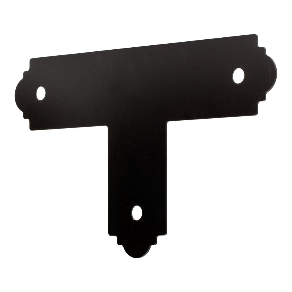 Simpson Strong-Tie APT4 Outdoor Accents Mission Collection ZMAX, Black Powder-Coated T Strap for 4x4
