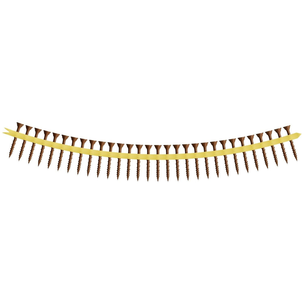 Simpson Strong-Tie DSVR158S Deck-Drive DSV WOOD Screw (Collated), #8 x 1-5/8-in. T25 6-Lobe, Red, 2000-Pack