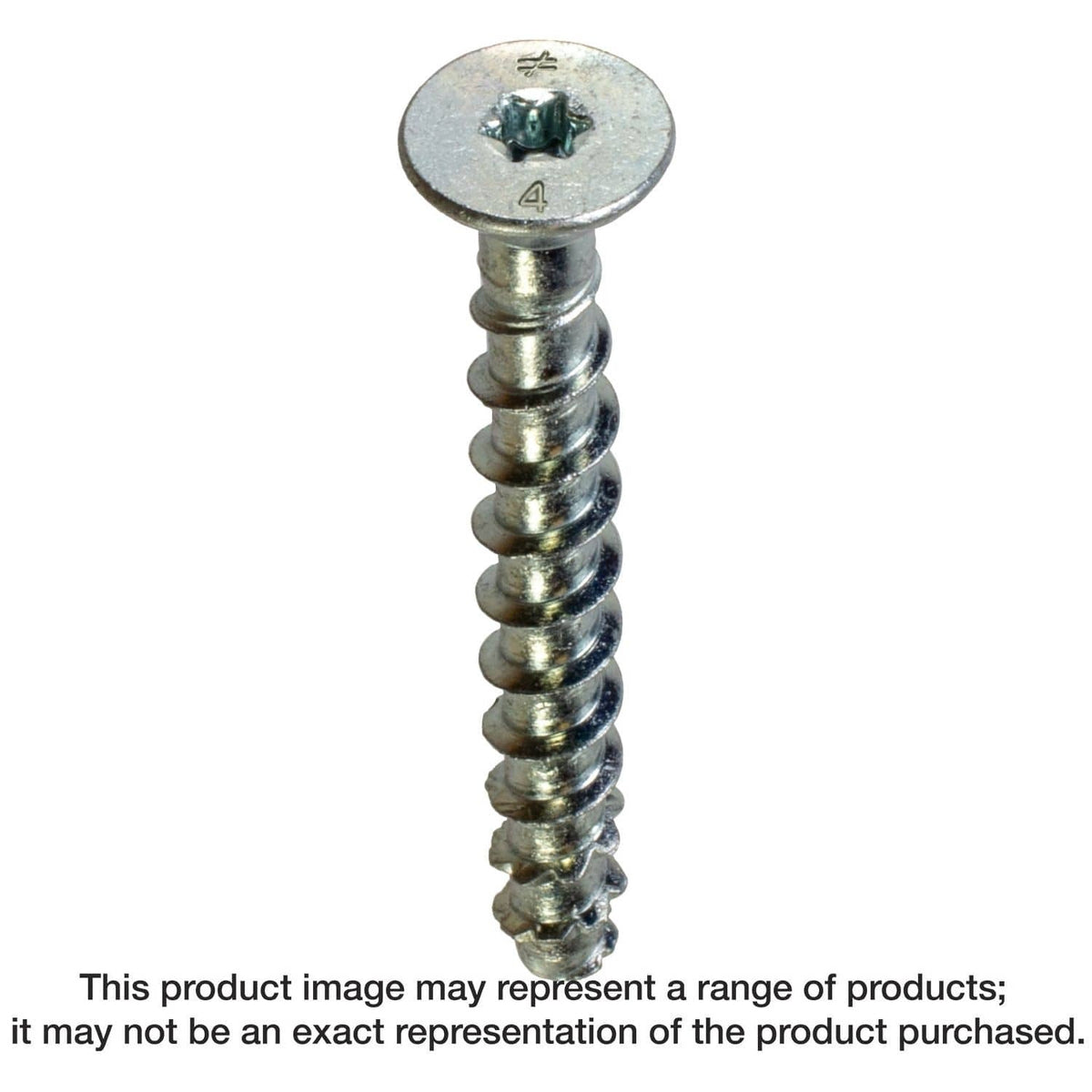 Simpson Strong-Tie THDB25312CS Titen HD 1/4-in. x 3-1/2-in. Zinc-Plated Countersunk Head Heavy-Duty Screw Anchor, 50-Pack