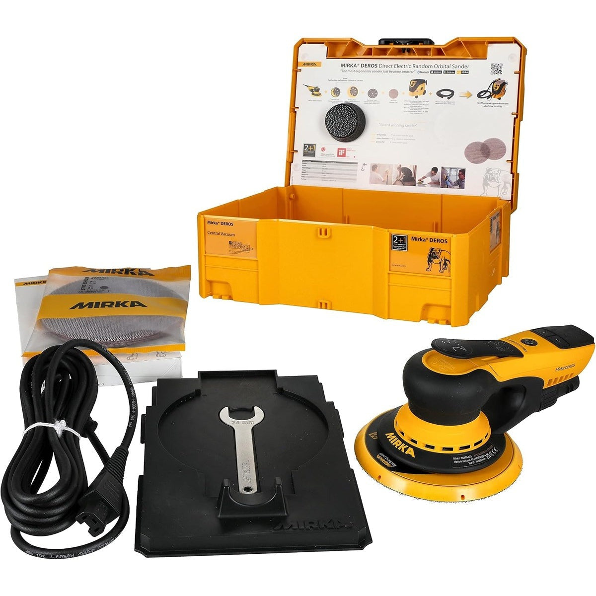 Mirka DEROS 625X CV 6-in. Corded 2.5mm Random Orbital Sander with Case (MID62520CAUS)