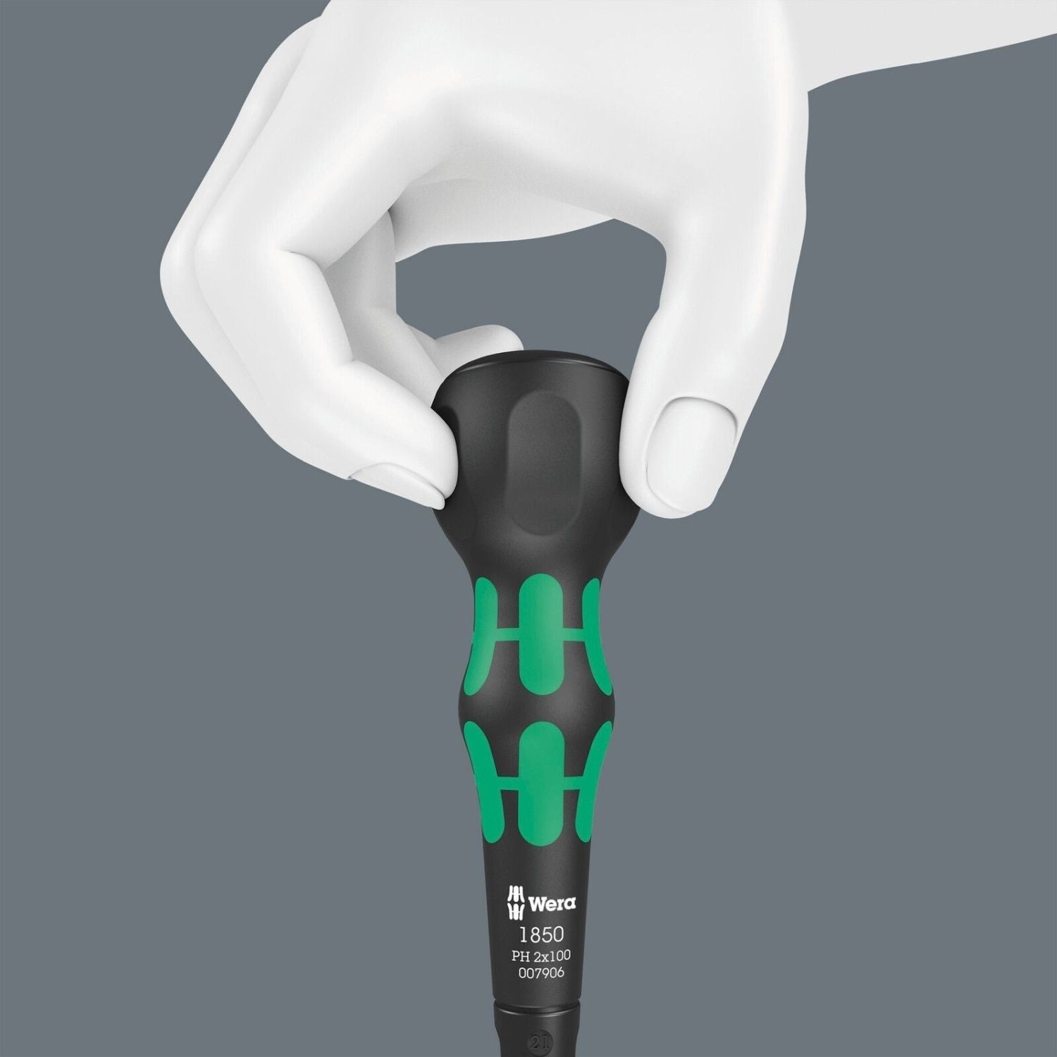 Wera 1850 Ph Kraftform Ball-Grip Phillips-Head Screwdriver, Ph 2x150-mm.