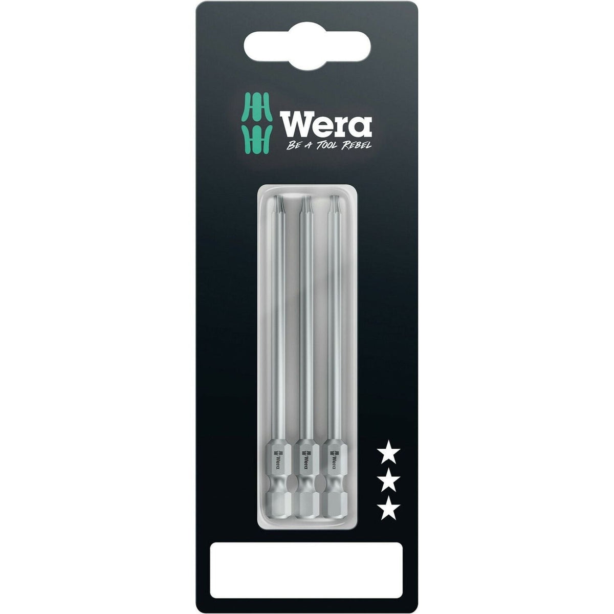 Wera 867/4 Z SB Bit, Torx 10x89-mm., 3-Pieces