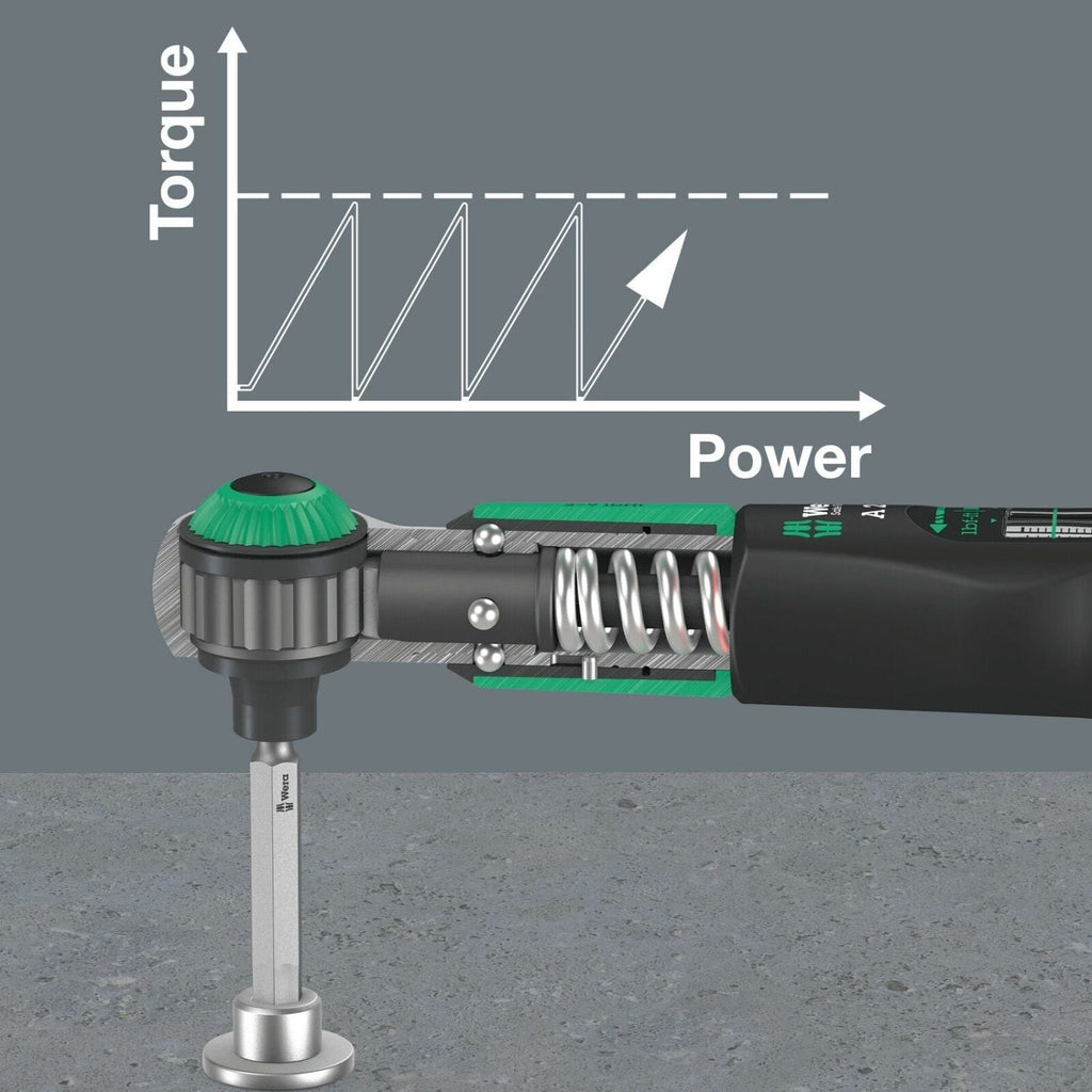 Wera Safe-Torque A 2 Set 1, 1/4-in. Hexagonal, 2-12 Nm, 23-Pieces
