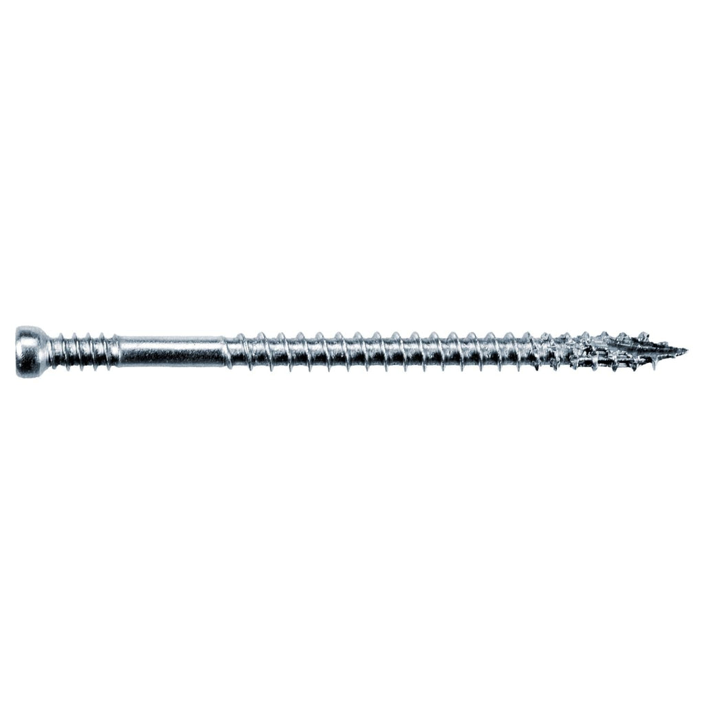 Simpson Strong-Tie FT07212T400 Finish Trim Screw, #7 x 2-1/2-in. T10, Trim-Head, Type 316, 400-Pack