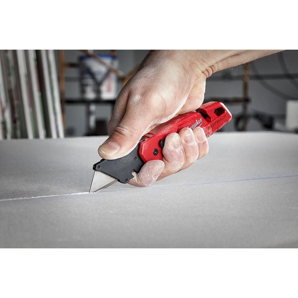 Milwaukee 48-22-1504 Fastback Folding Utility Knife And Blades Set