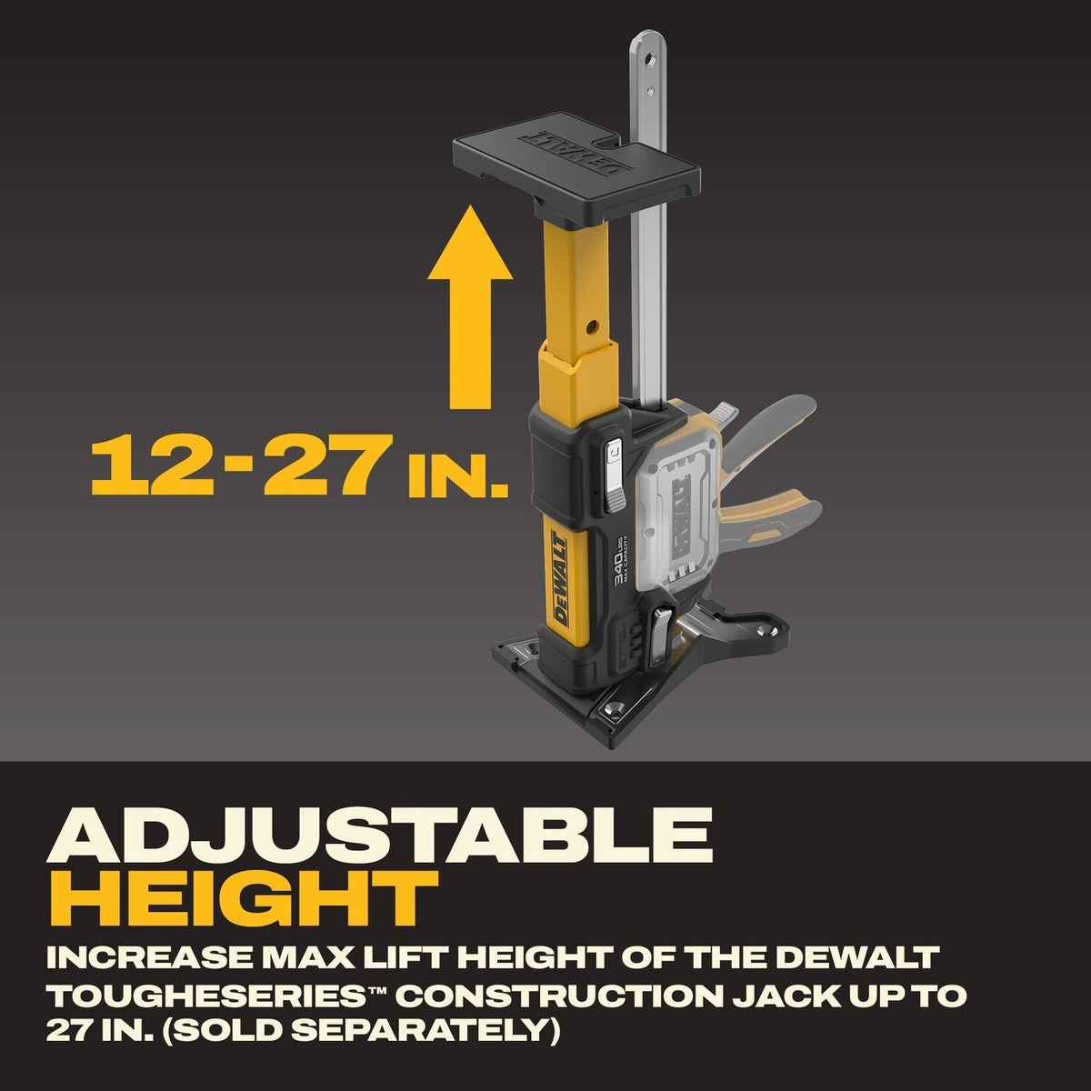 DeWALT DWHT83554 ToughSeries Construction Jack Extension