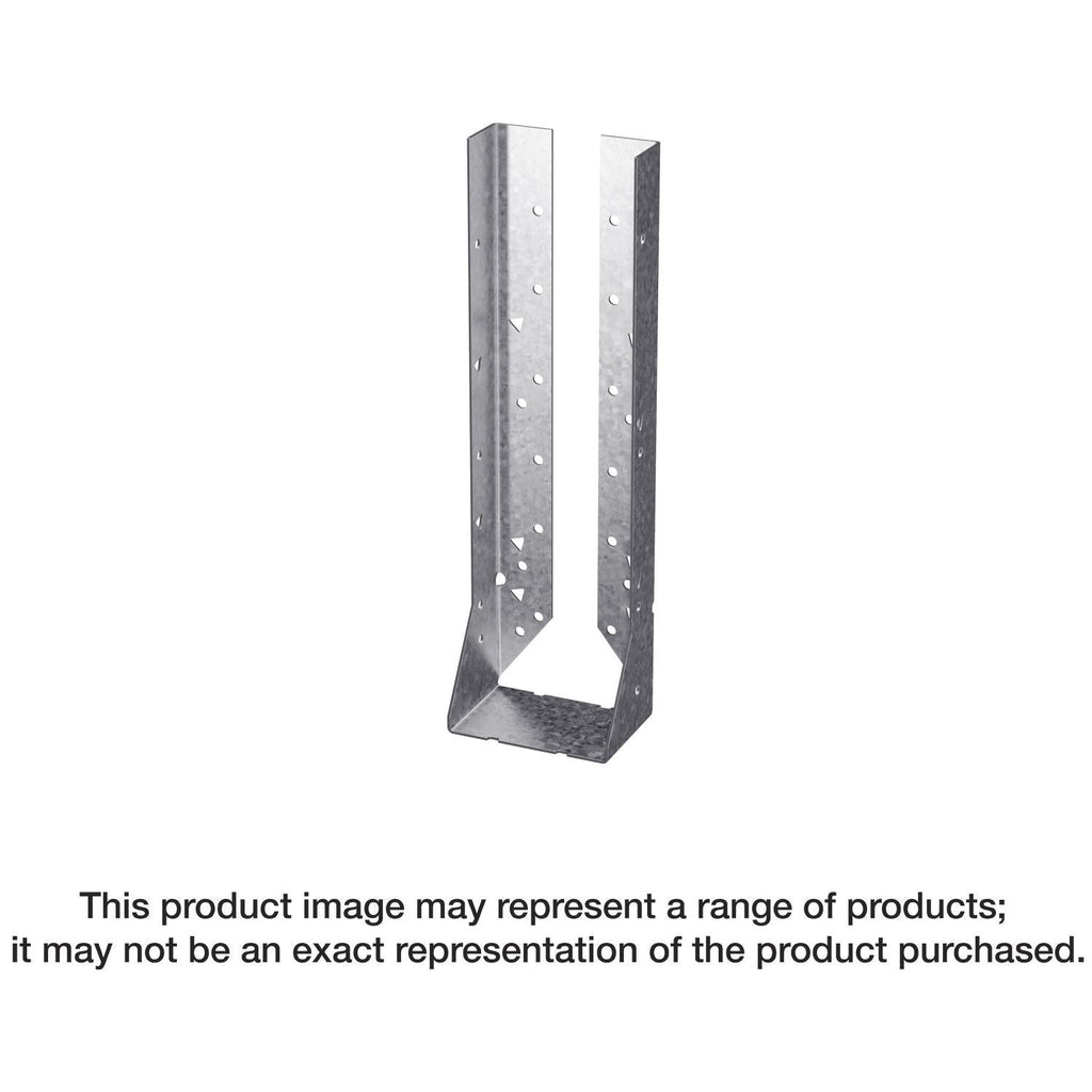 Simpson Strong-Tie HUC414-2 HUC Galvanized Face-Mount Concealed-Flange Joist Hanger for Double 4x14