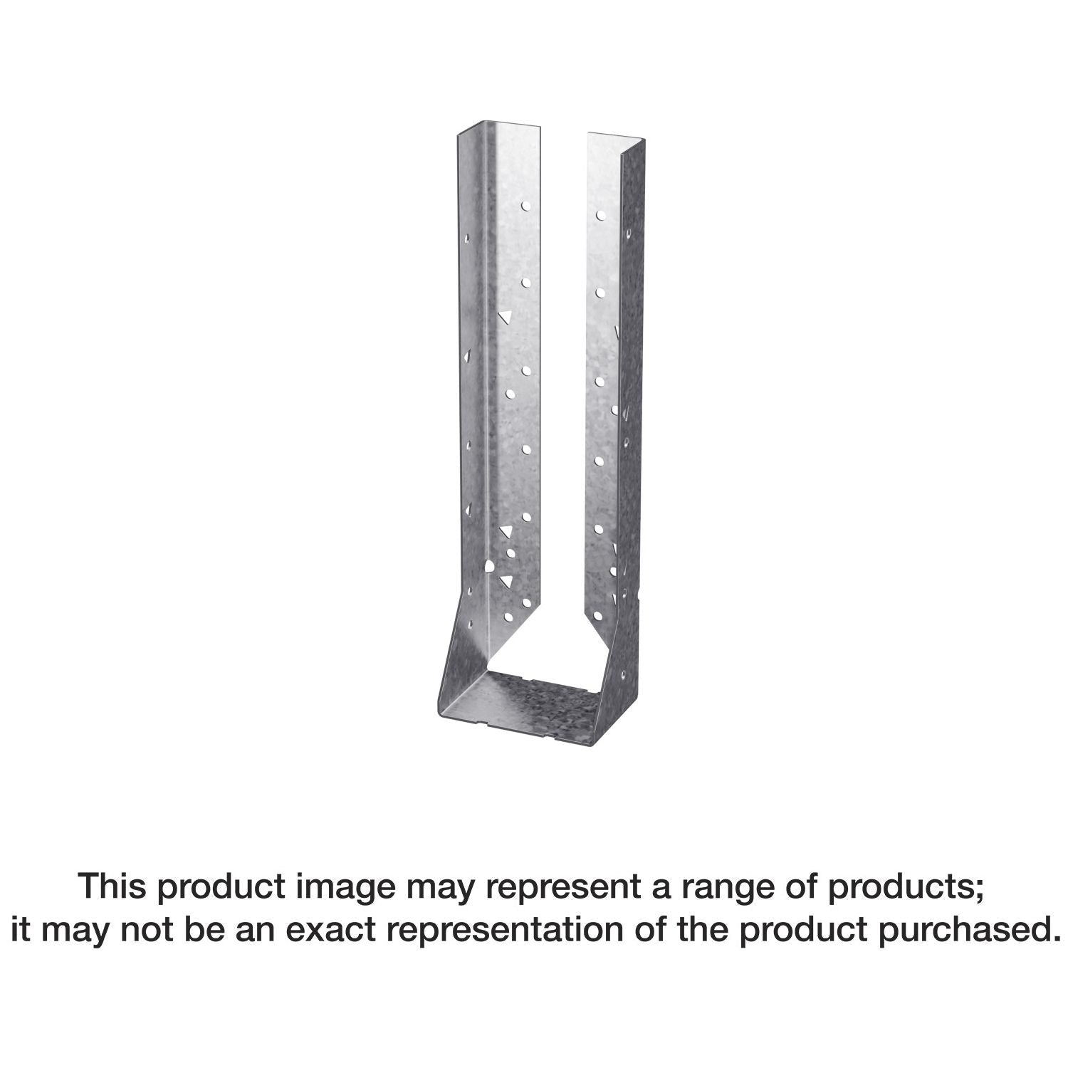 Simpson Strong-Tie HUC414-2 HUC Galvanized Face-Mount Concealed-Flange Joist Hanger for Double 4x14