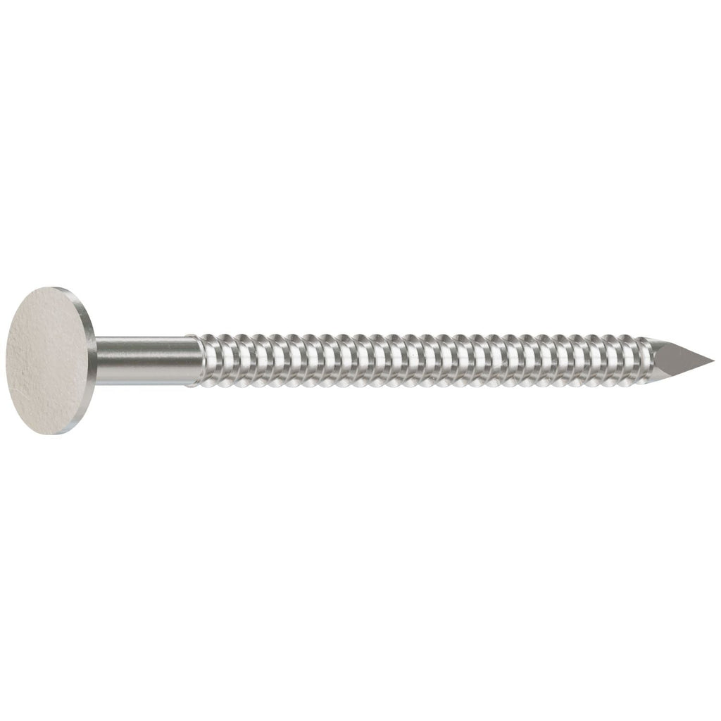 Simpson Strong-Tie S611ARNB Roofing Nail, Annular Ring Shank, 2-in. x .120-in. Type 304 Stainless Steel, 25-lb.