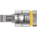 Wera 8700 A Fl Slotted Screws Zyklop Bit Socket, 1/4-in. Drive, 0.8x5.5x28-mm.