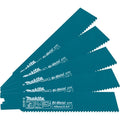 Makita E-26191 5-3/4-in. Metal Pipe Cutting Recipro Saw Blade, 8-TPI, 5-Pack, GRJ03