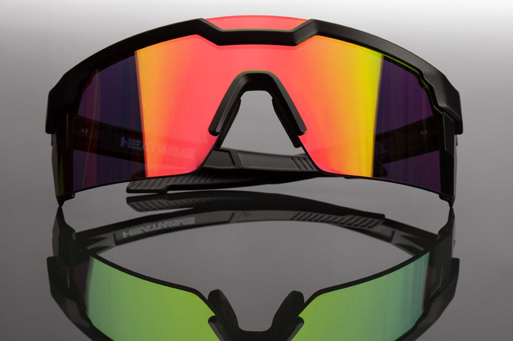 Heat Wave Future Tech Black Frame Savage Spectrum Z87+ Sunglasses