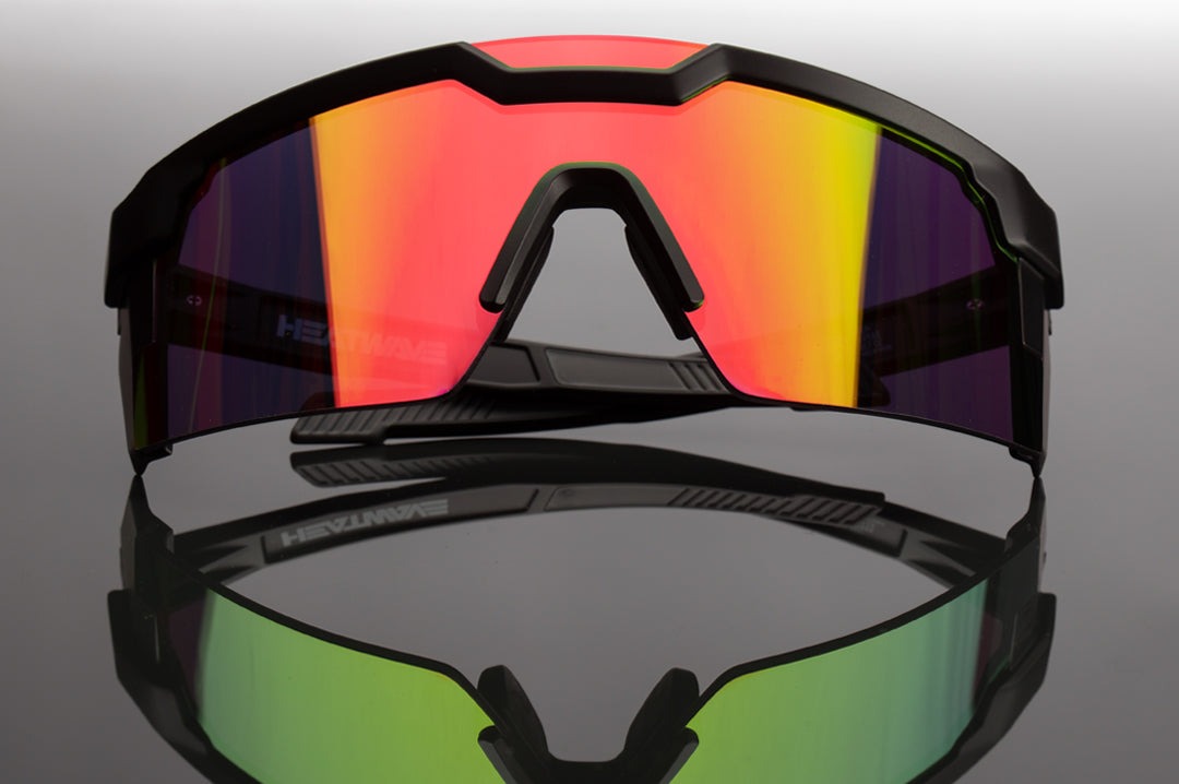 Heat Wave Future Tech Black Frame Savage Spectrum Z87+ Sunglasses