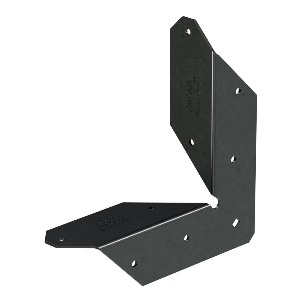 Simpson Strong-Tie APRTA2 Outdoor Accents ZMAX, Black Powder-Coated Rigid Tie Angle for 2x2 Joist/Post