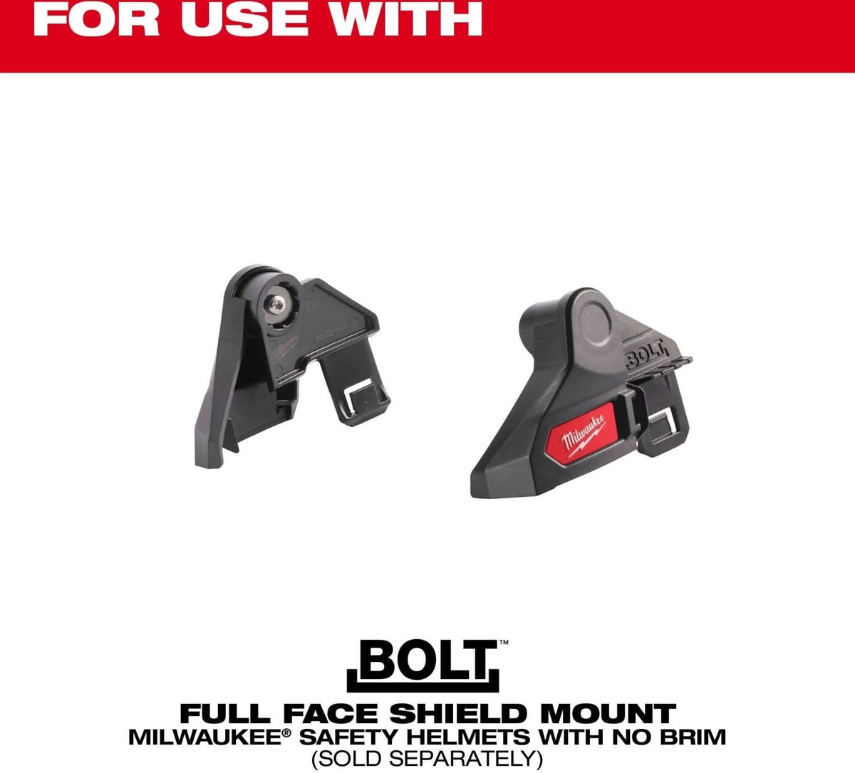 Milwaukee 48-73-1435 10pk Mesh Shield Replacement (No-brim Helmet Only Mount)