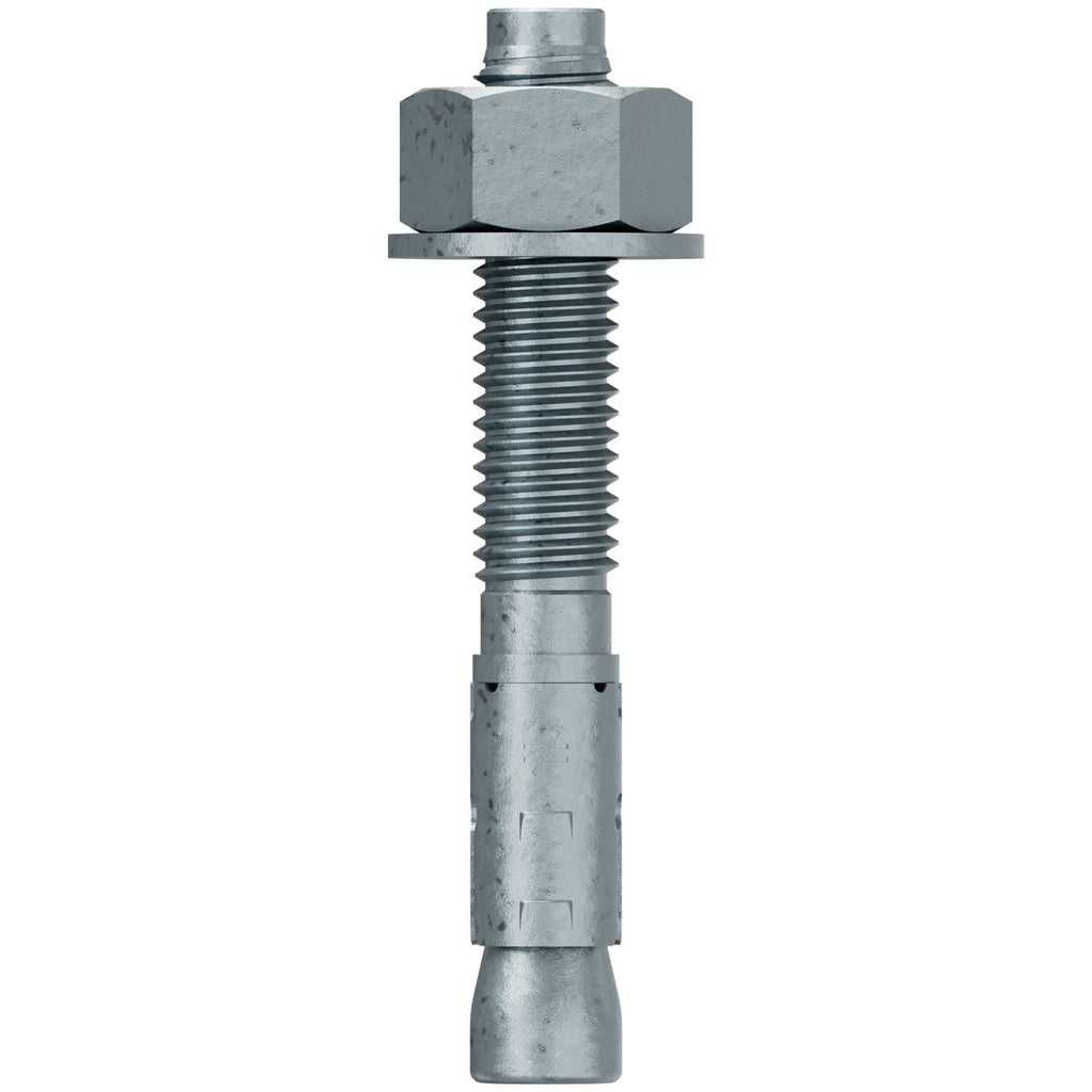 Simpson Strong-Tie STB2-62412MGF20 Strong-Bolt 2, 5/8-in. x 4-1/2-in. Mechanically Galvanized Wedge Anchor, Fully Assembled, 20-Pack