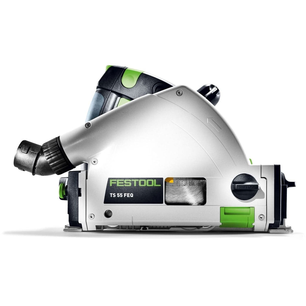 Festool 577014 TS 55 F Plunge Cut Track Saw with 55-in Guide Rail and Guide Rail Accessory Kit