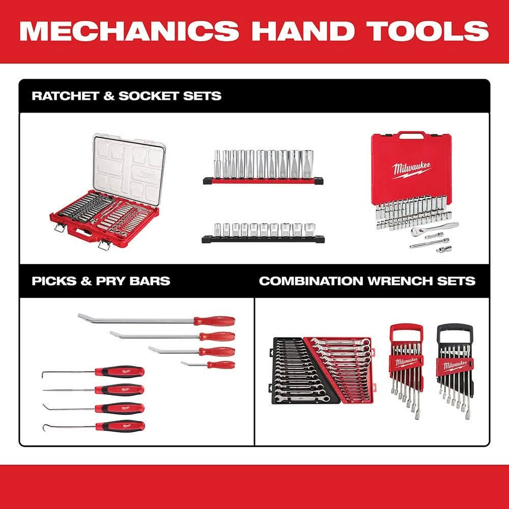 Milwaukee 48-22-9508 3/8" Drive 32-Piece Metric Ratchet & Socket Set