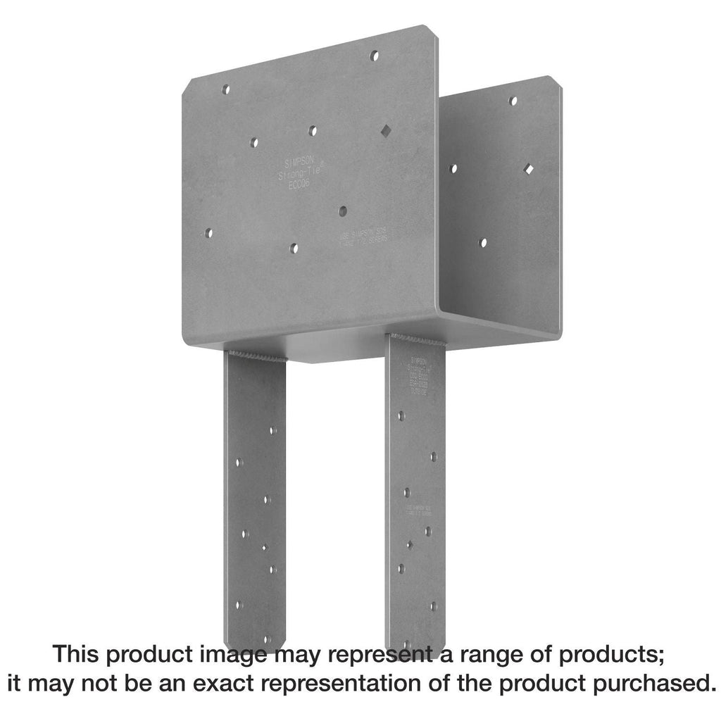 Simpson Strong-Tie ECCQ66SDS2.5 ECCQ End Column Cap for 6x Beam, 6x Post, with Strong-Drive SDS Screws