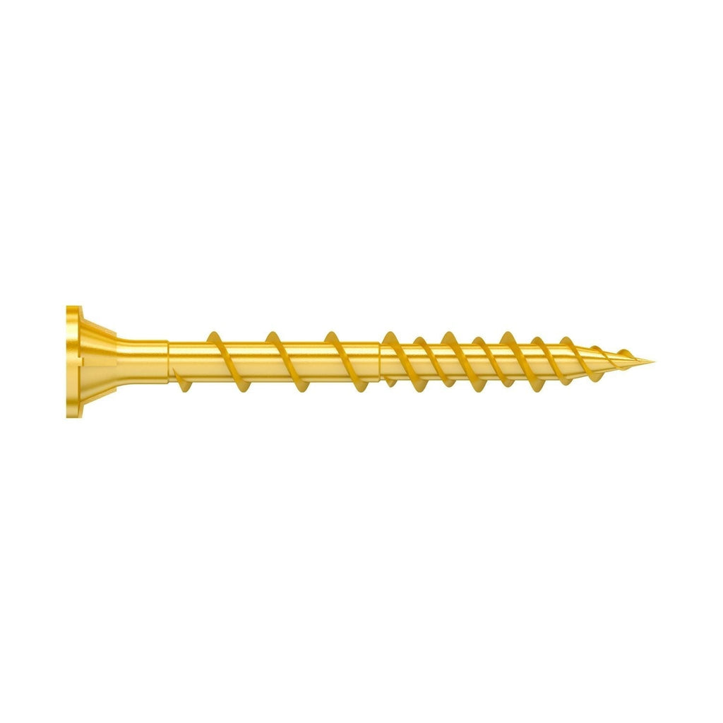 Simpson Strong-Tie Strong-Drive Subfloor Collated Screw, #9 x 1-3/4-in. T25, Yellow Zinc, 2000-Pack (WSV134S)