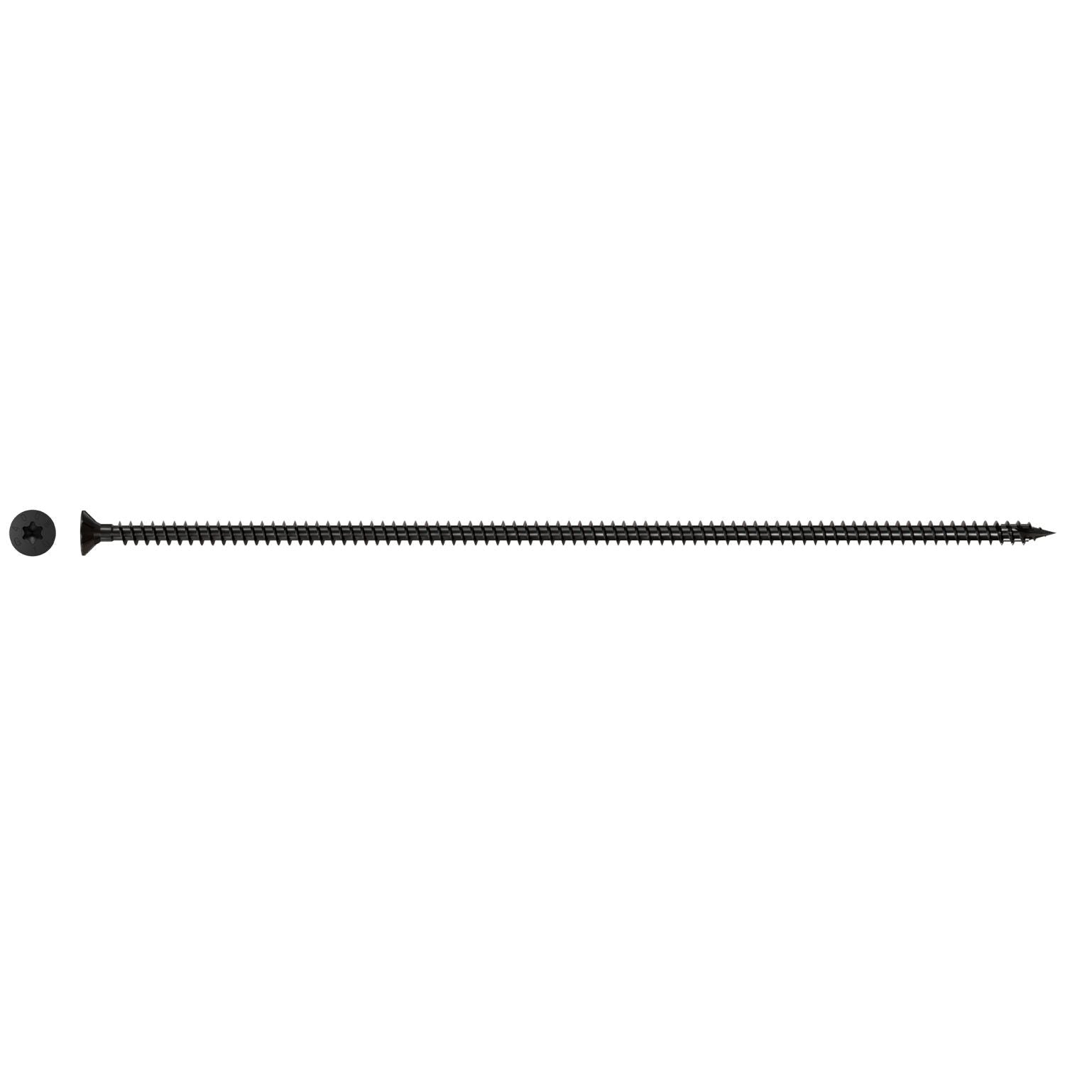 Simpson Strong-Tie SDCF10X400-R25 Strong-Drive SDCF TIMBER-CF Screw, 0.390-in. x 15-3/4-in. T50, E-Coat, 25-Pack