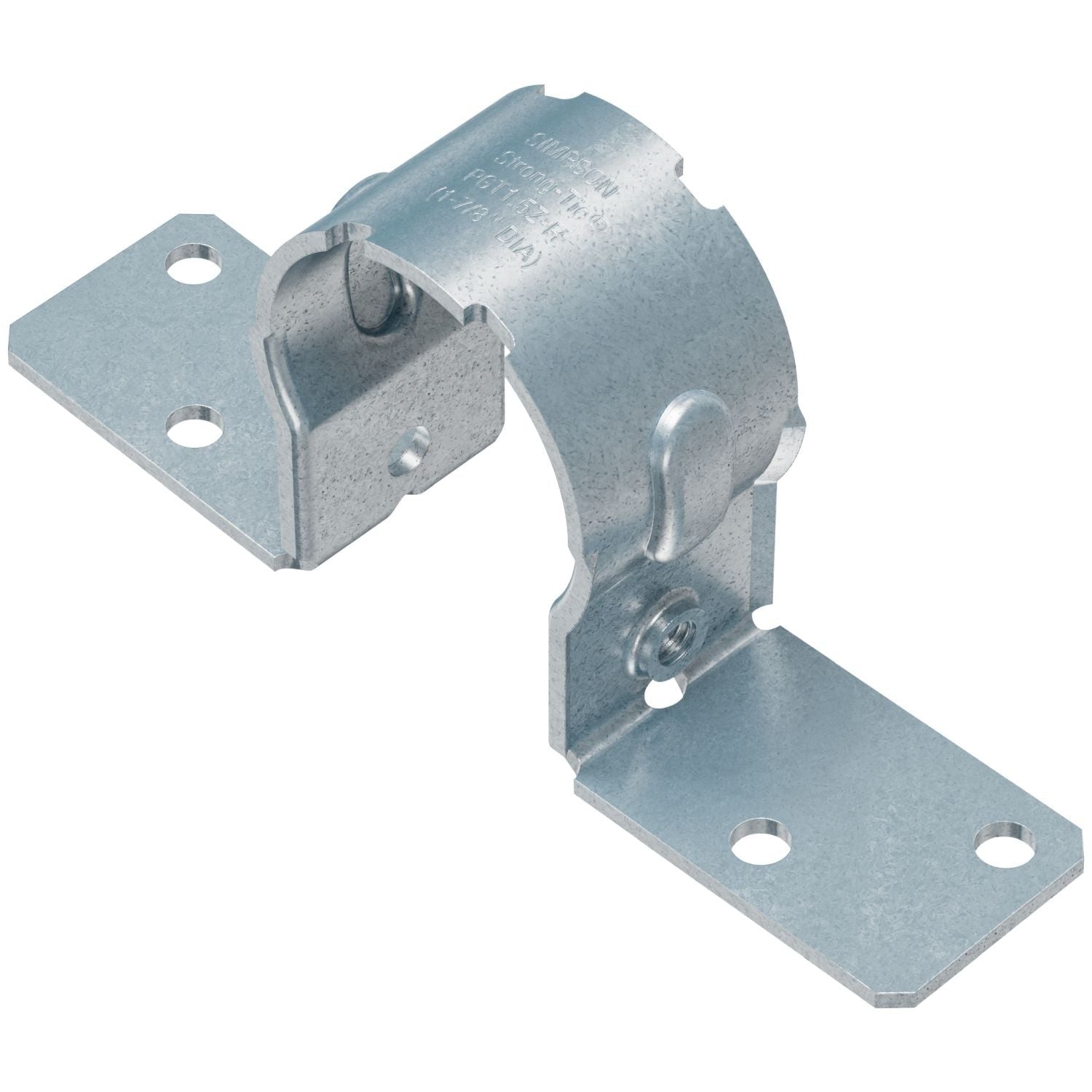 Simpson Strong-Tie 12-Gauge ZMAX Galvanized Pipe Grip Tie for 1-1/2-in. Pipe (PGT1.5Z-R)