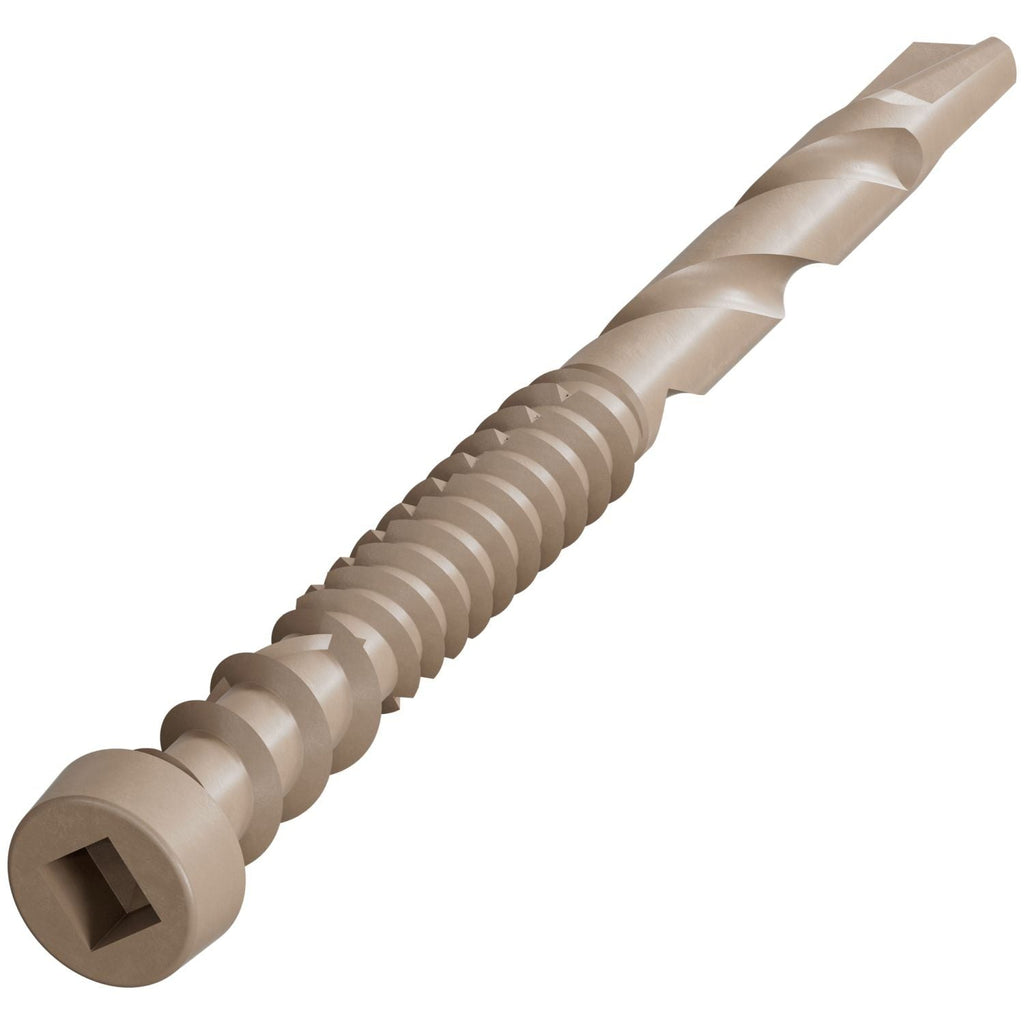 Simpson Strong-Tie DCSD238SGR01 Deck-Drive DCSD COMPOSITE-TO-STEEL Screw (Collated), #10 x 2-3/8-in. Quik Guard Gray 01, 1000-Pack
