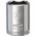 DEWALT 1/2-in. Drive 22 mm 6-Point Socket with Knurled Ring (DWMT86522OSP)