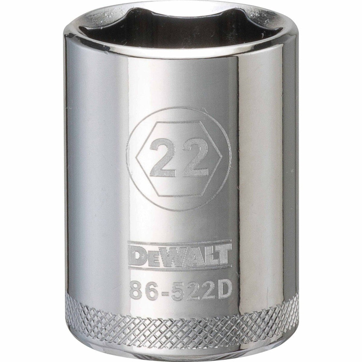 DEWALT 1/2-in. Drive 22 mm 6-Point Socket with Knurled Ring (DWMT86522OSP)