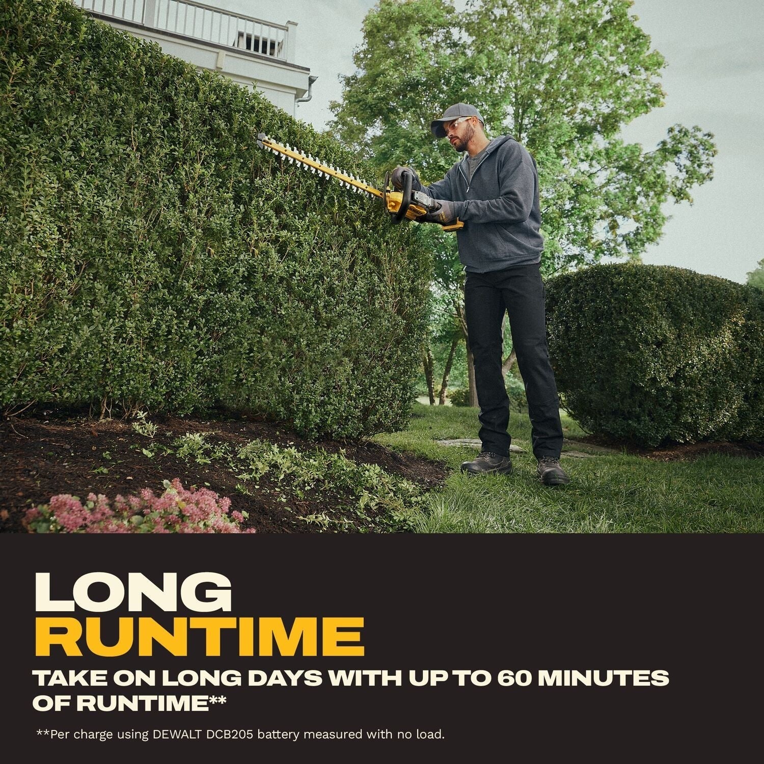 DeWALT DCHT826P1 20V MAX XR24-in. Brushless Cordless Hedge Trimmer 5Ah Kit