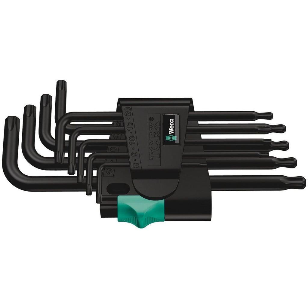 Wera 967/9 Torx 1 L-Key Set, Blacklaser, 9-Pieces
