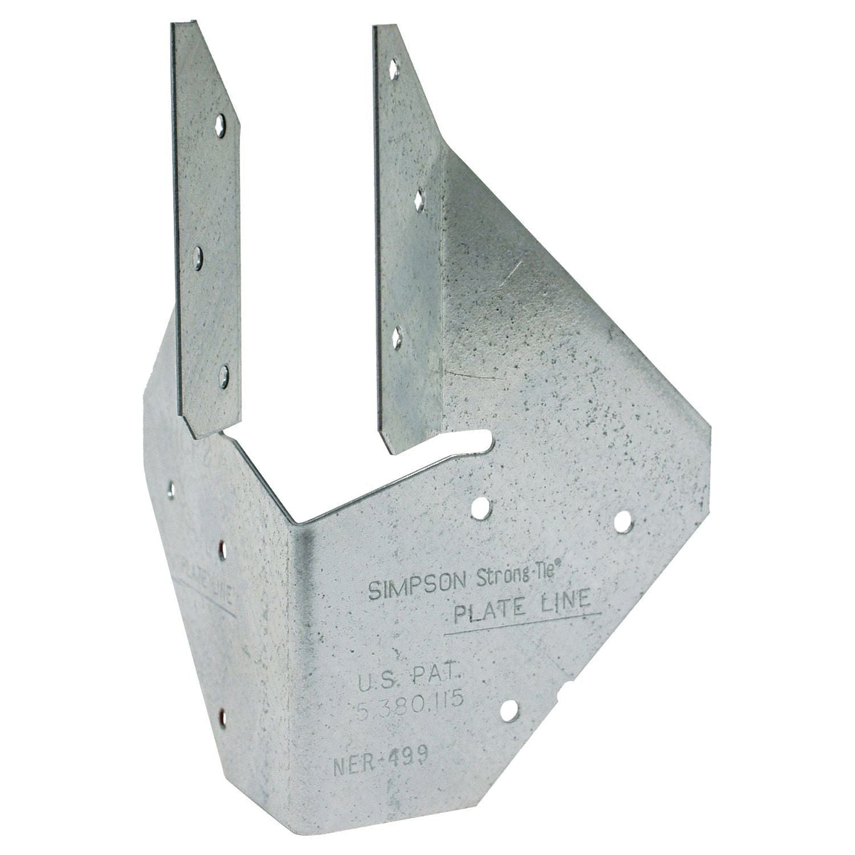 Simpson Strong-Tie HCP1.81 HCP 18-Gauge Galvanized Hip Corner Plate for 1-3/4-in. Engineered Wood