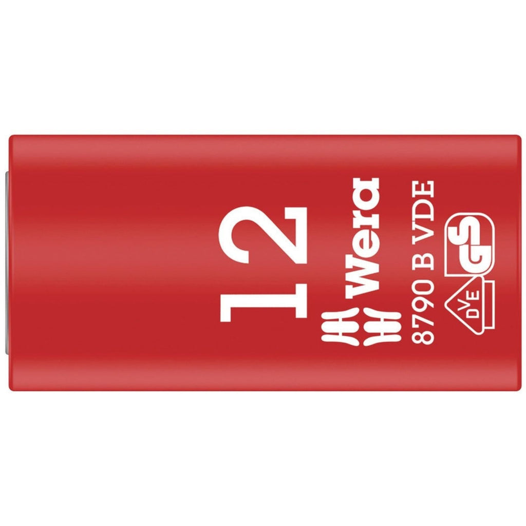Wera 8790 B VDE Zyklop 3/8-in. Socket, Insulated, 12x46-mm.